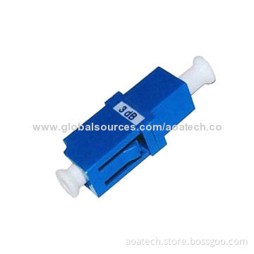 LC Optical Attenuator with 1 to 20dB Attenuation and Ceramic Ferrules, 1,550nm Operating WavelengthNew